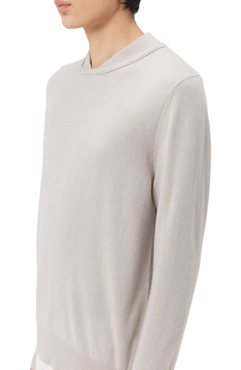 GOBI Mongolian Cashmere Double-Neckline Cashmere Sweater, Alternate, color, Wind Chime