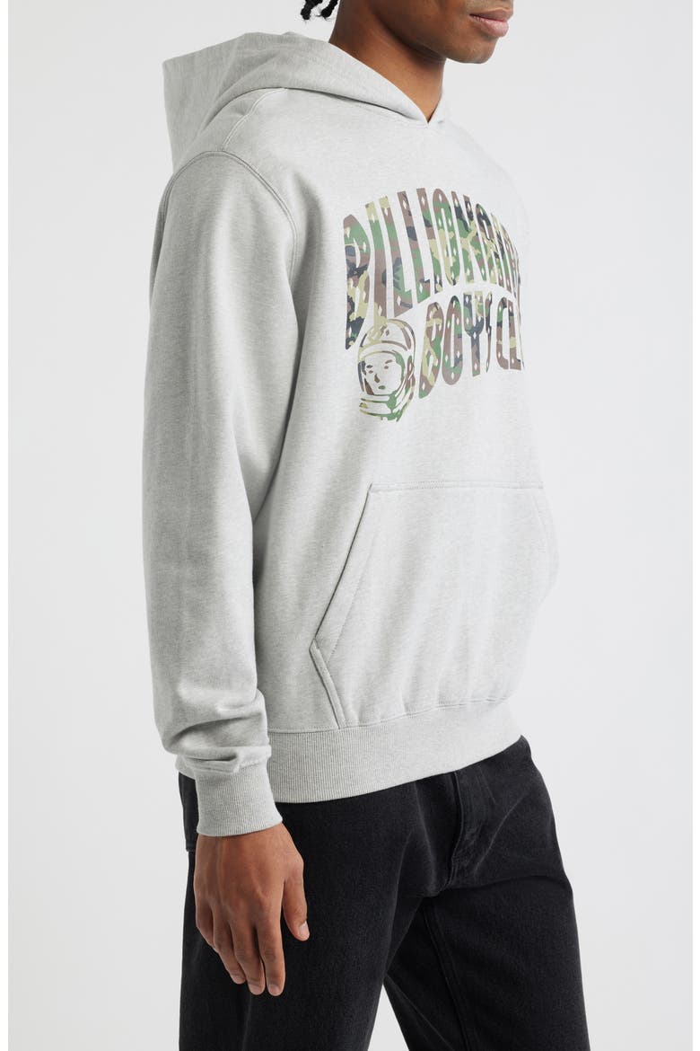 Camo Logo Graphic Hoodie, Alternate, color, HEATHER GREY