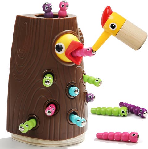 Magnetic Bird Feeding Game Fine Motor Skills Toy