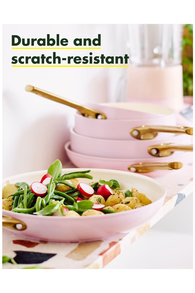 Reserve Set of 2 Ceramic Nonstick Frying Pans, Alternate, color, BLUSH