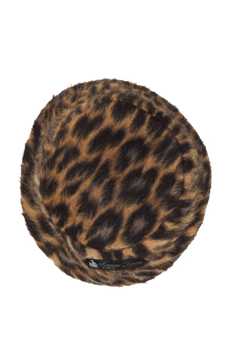Lanvin Leopard Print Reversible Bucket Hat, Alternate, color, Leopard