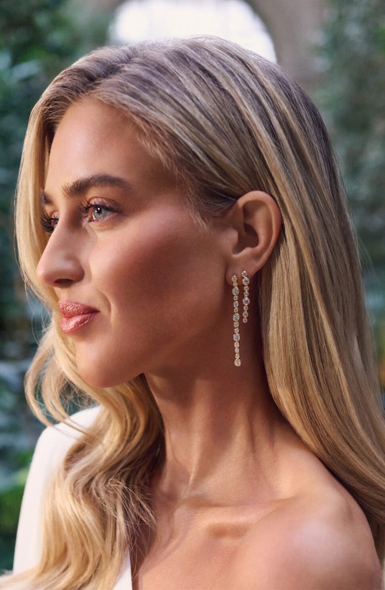 Sif Jakobs Jewellery Earrings Sardinien Lungo, Alternate, color, 18K Gold Plated / Multi
