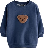 NEXT Kids' Bear Appliqué Sweatshirt