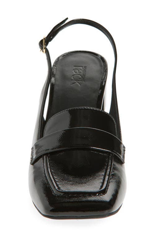 Nordstrom Rack Stasia Loafer Pump In Black Patent
