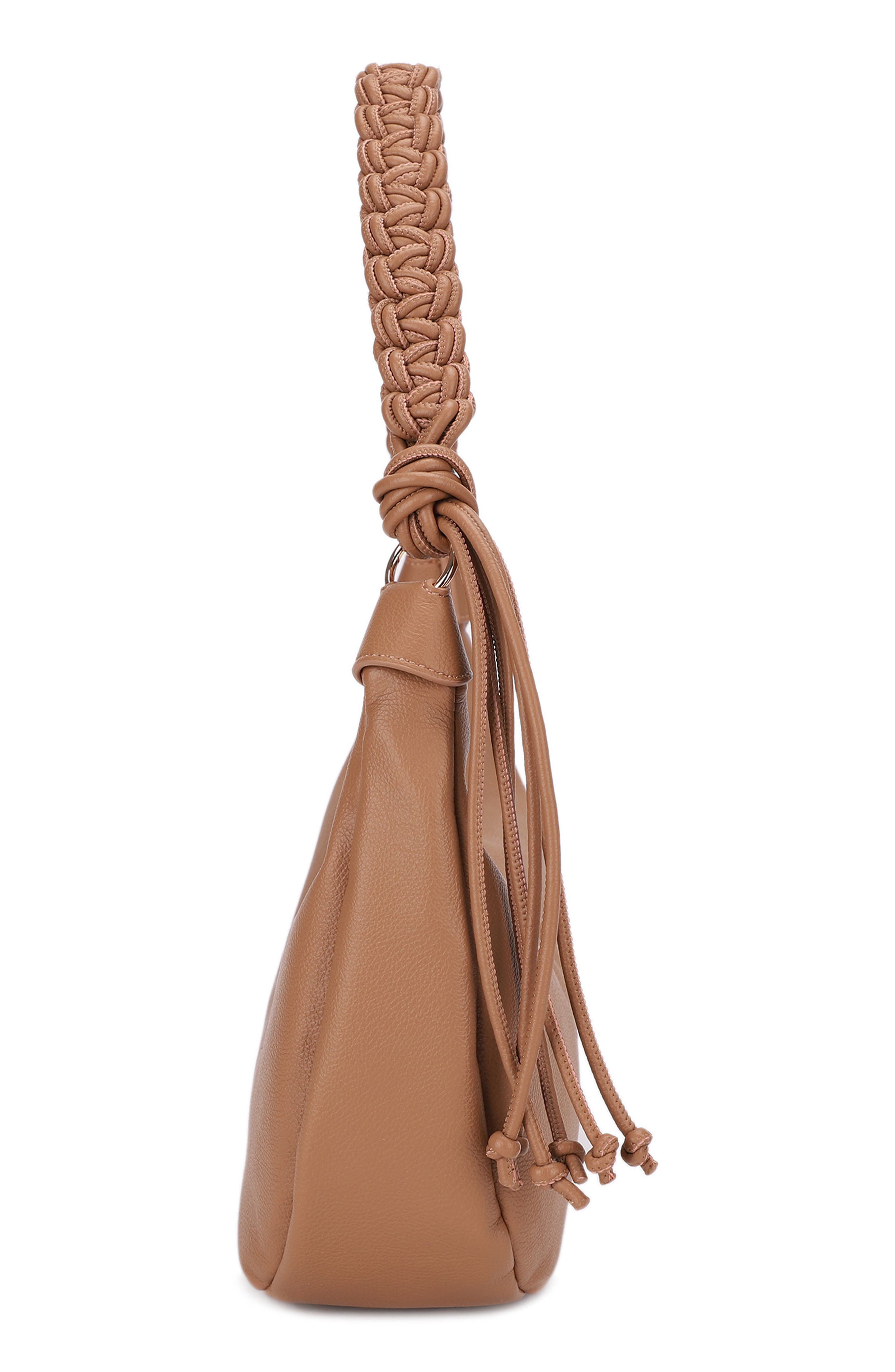 Emma Faux Leather Shoulder Bag, Alternate, color, CAMEL