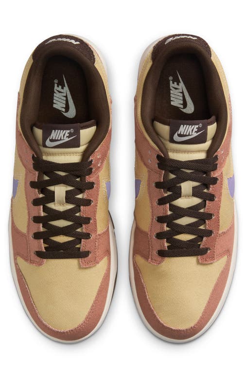 Nike Dunk Low Retro Sneakers In Brown