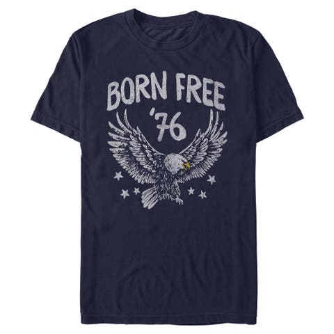 Men's Lost Gods Born Free Eagle  Graphic T-Shirt