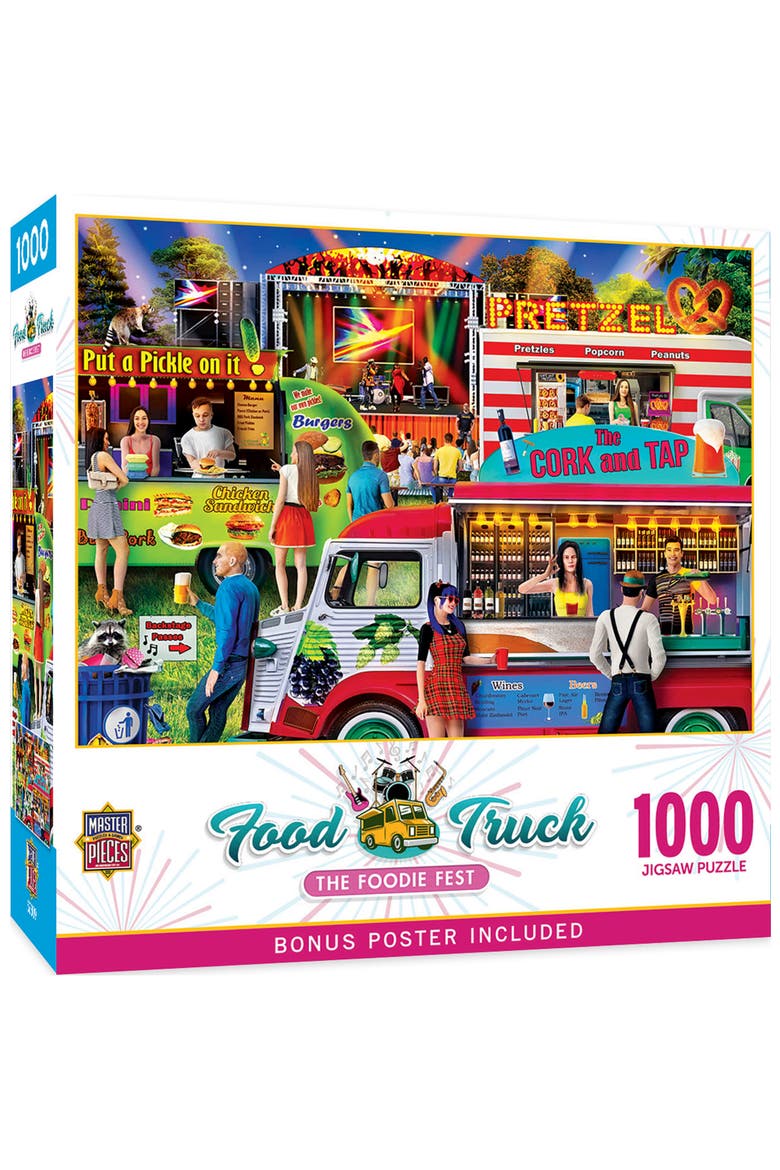 The Foodie Fest 1000 Piece Jigsaw Puzzle, Main, color, Multicolor