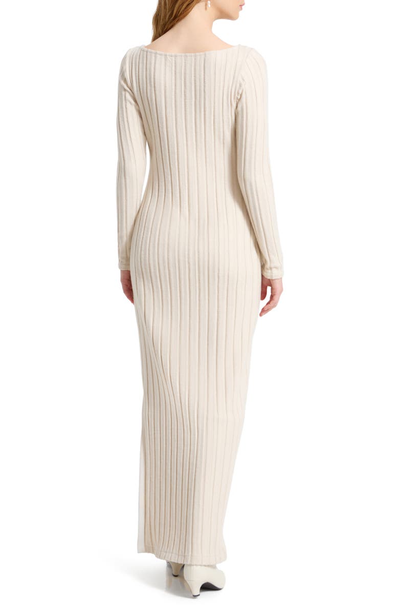 Marcella Penelope Long Sleeve Sweater Dress, Alternate, color, Light Beige
