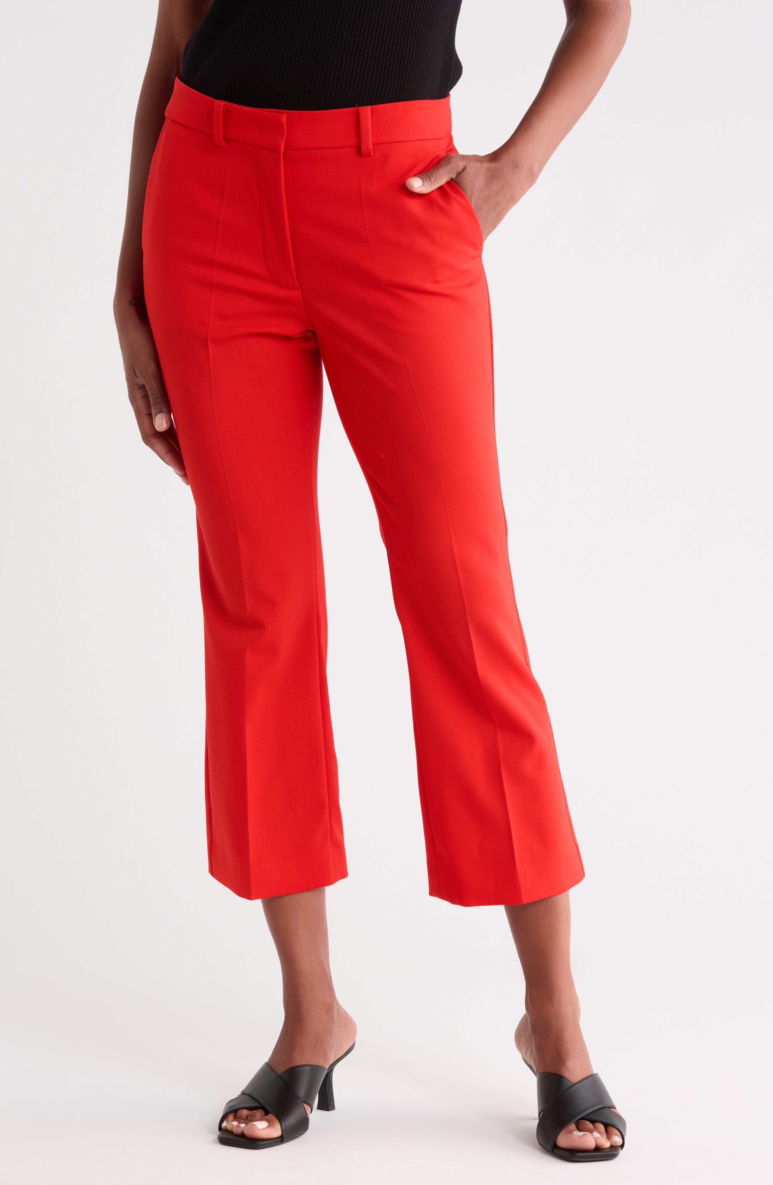 Straight Leg Trousers