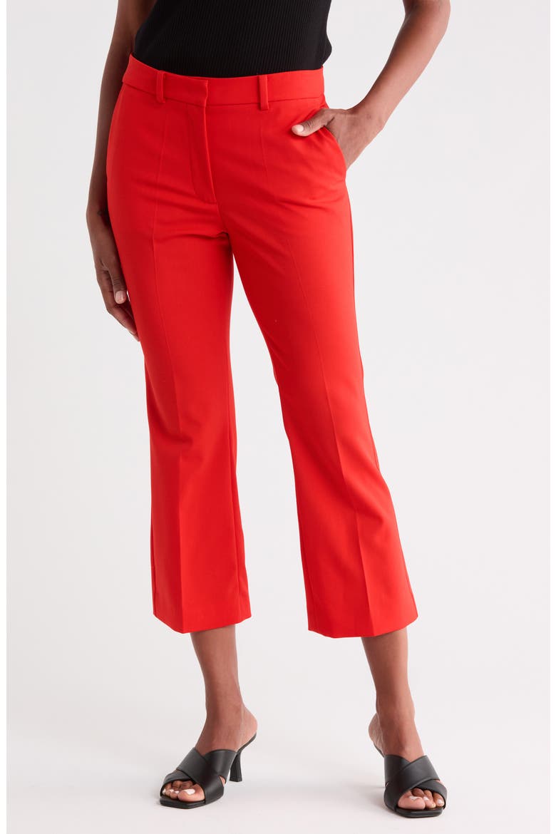 Straight Leg Trousers, Main, color, KISS RED