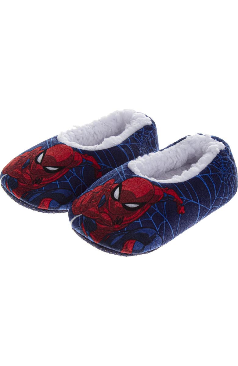 Spider-Man Marvel SpiderMan Slippers, Main, color, Blue