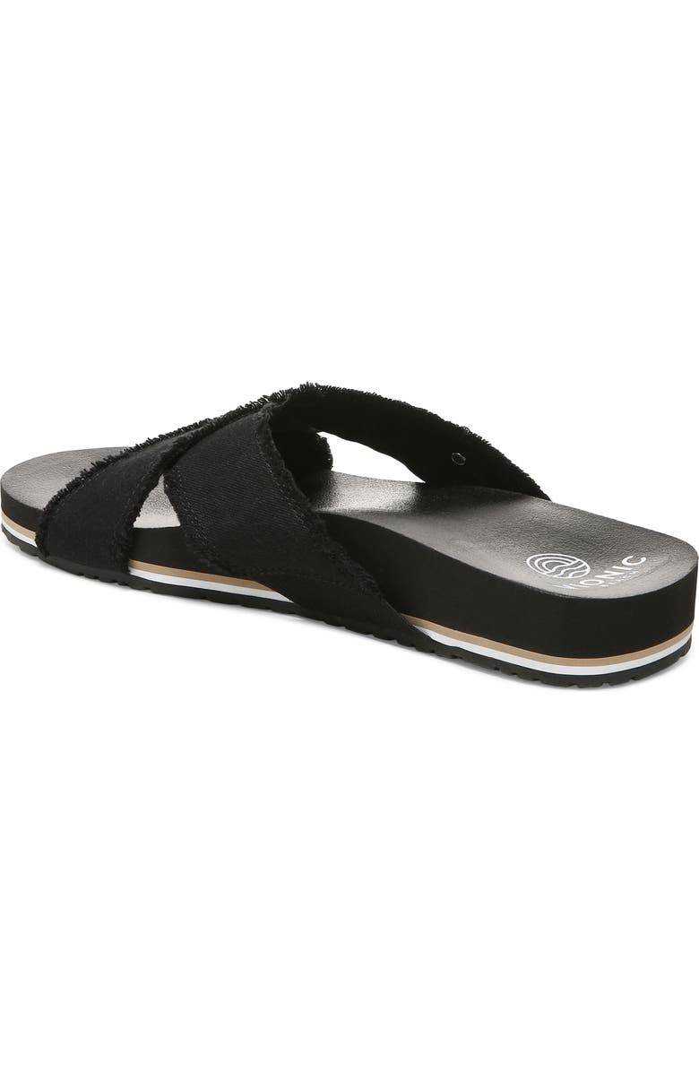 Vionic Panama Frayed Strap Slide Sandal, Alternate, color,