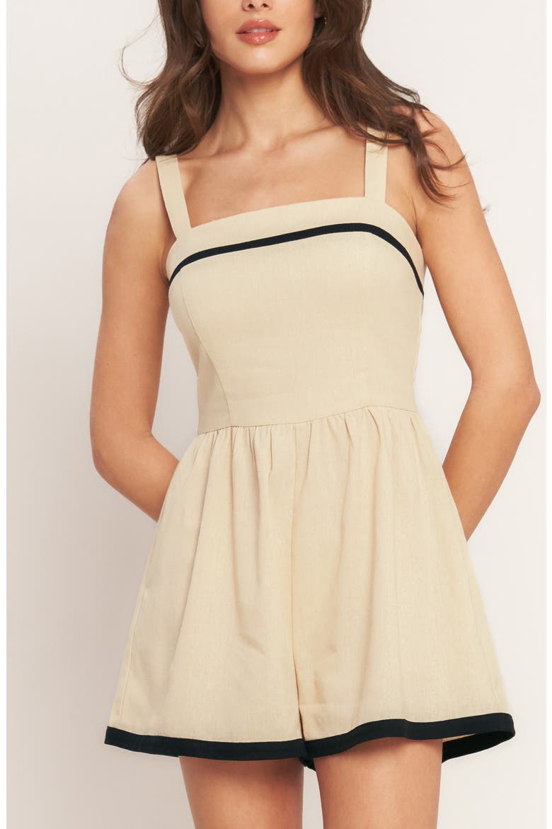 Sleeveless Romper, Alternate, color, TAUPE