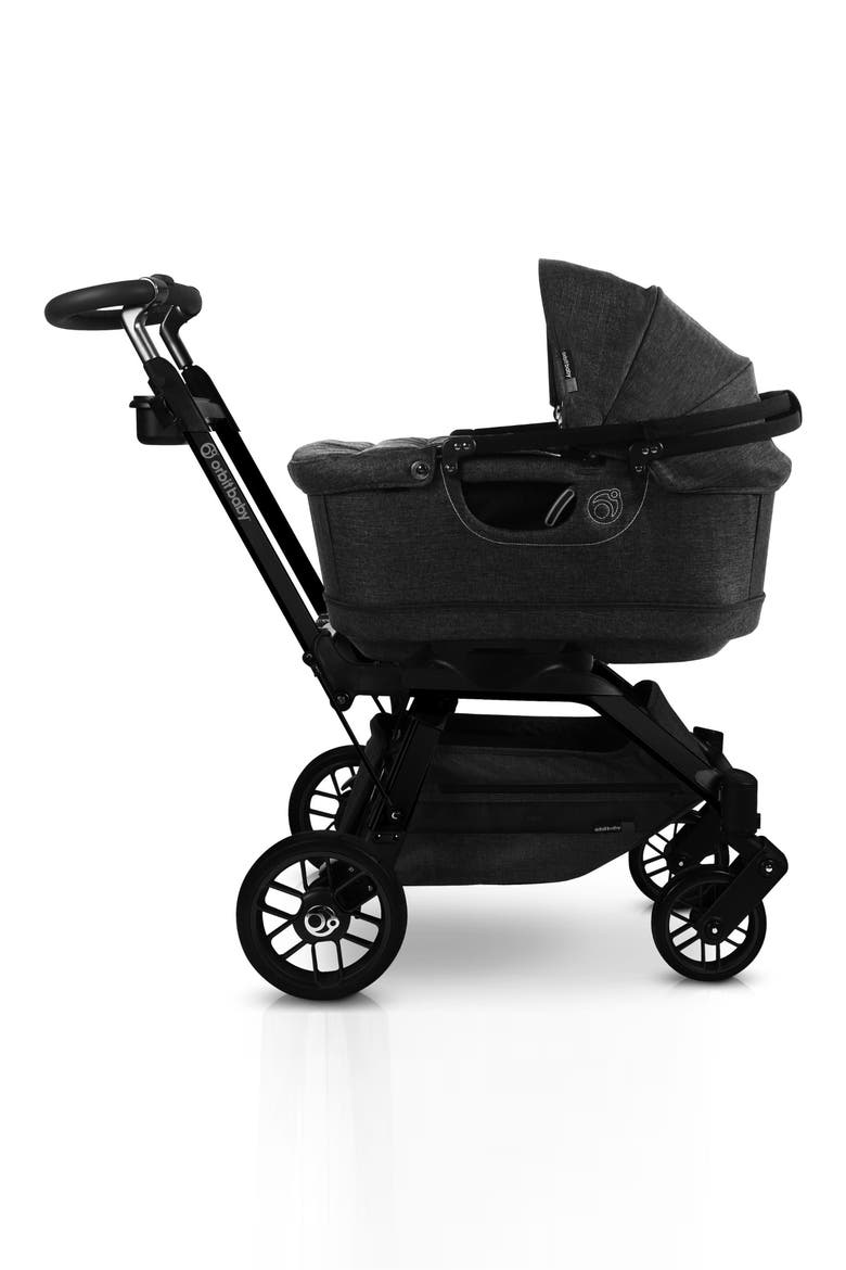 Stroll, Lounge & Ride G5 Car Seat, Bassinet & Stroller Travel System, Alternate, color, BLACK MERINO/ BLACK