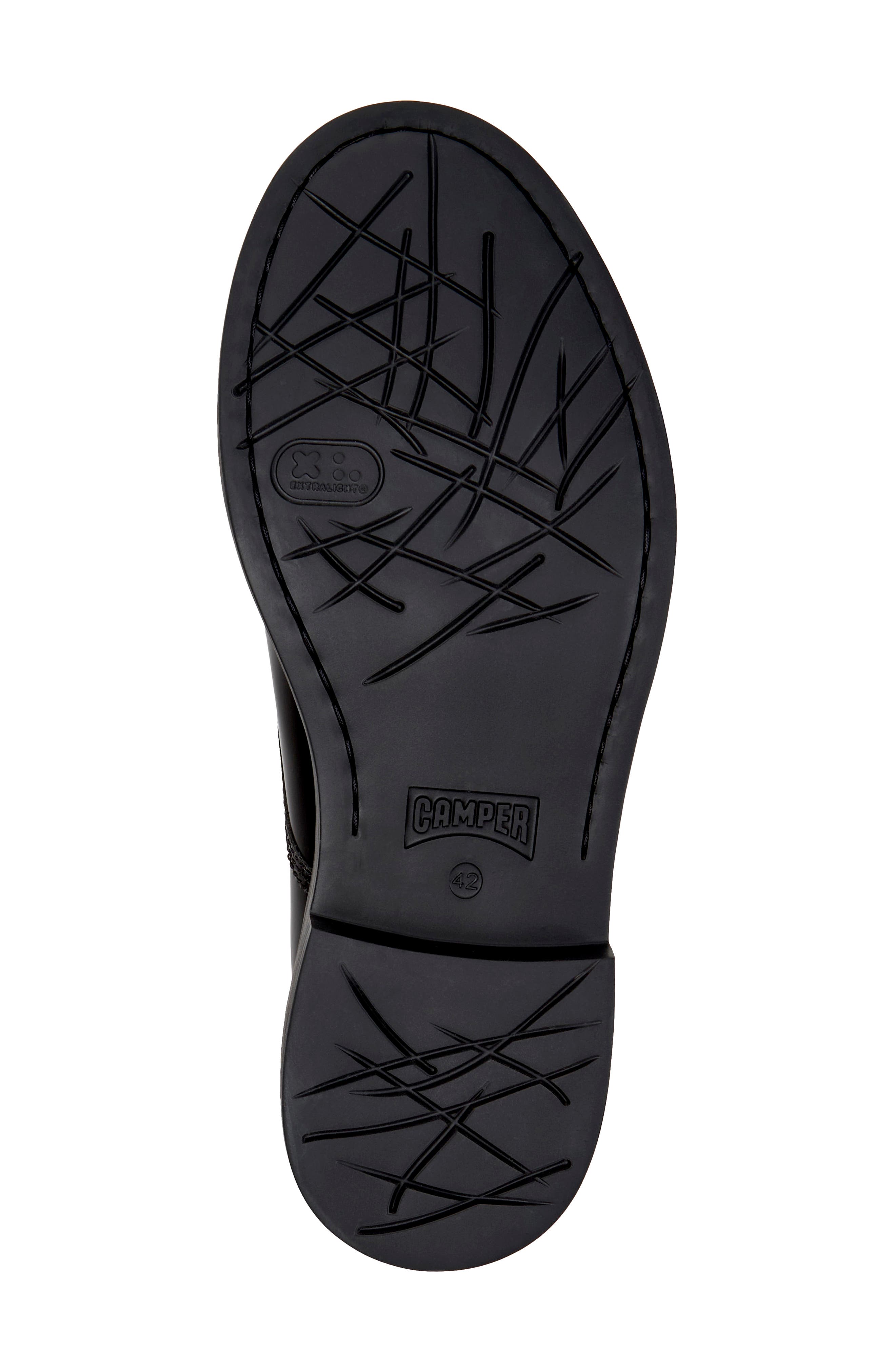 Dean Floral Leather Derby, Alternate, color, BLACK