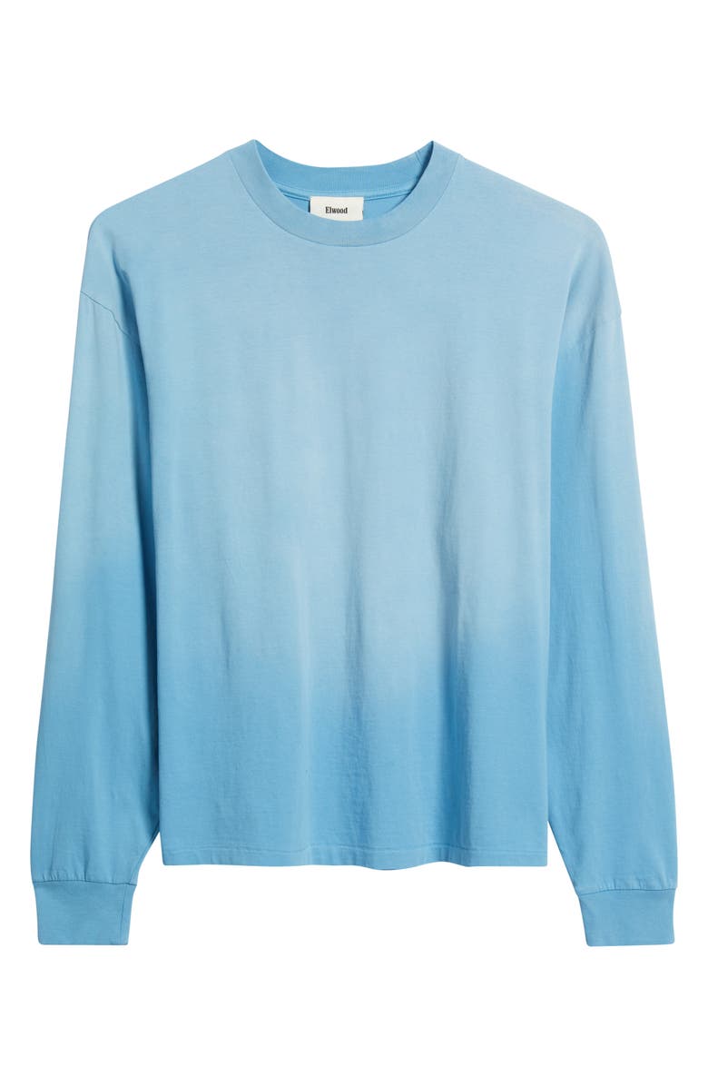 Elwood Core Oversize Long Sleeve T-Shirt, Alternate, color, Sun Faded Baby Blue