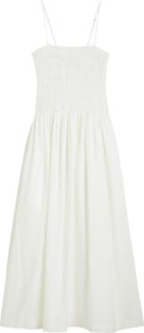 Madewell The Peyton Cotton Midi Dress