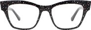 Kate Spade New York myno 50mm cat eye blue light blocking reading glasses