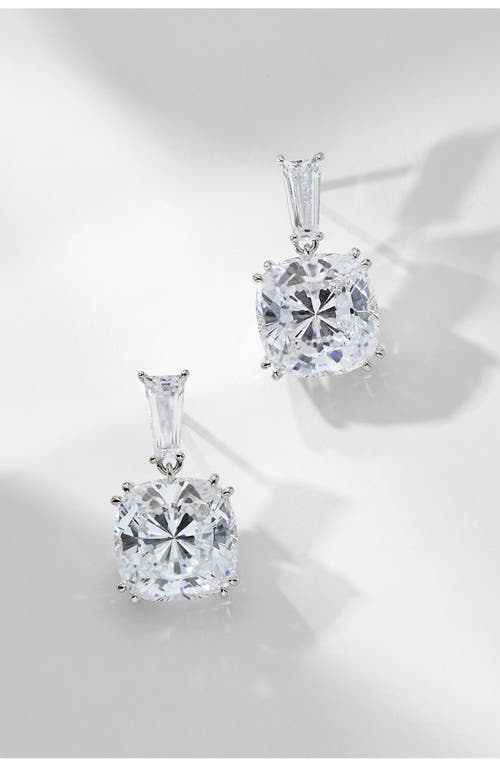 NADRI NADRI A LA CARTE CUBIC ZIRCONIA DROP EARRINGS 