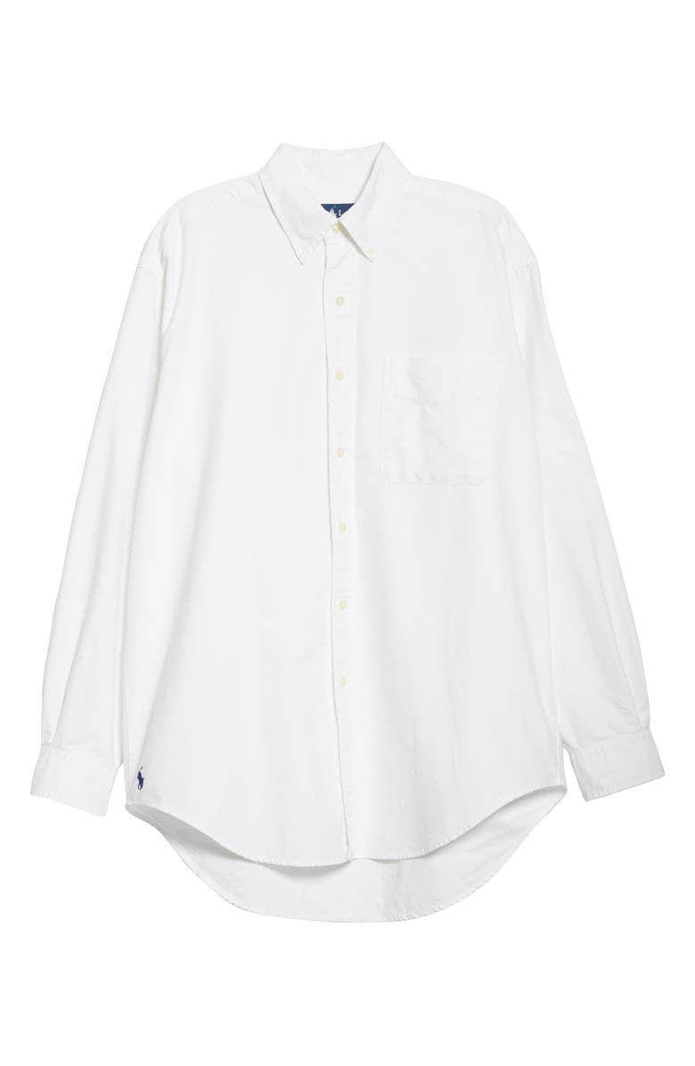 Polo Ralph Lauren Big Button-Down Oxford Shirt, Main, color, 