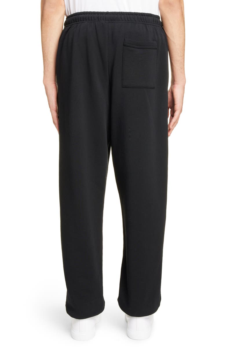 Acne Studios Face Patch Cotton Fleece Sweatpants, Alternate, color, 