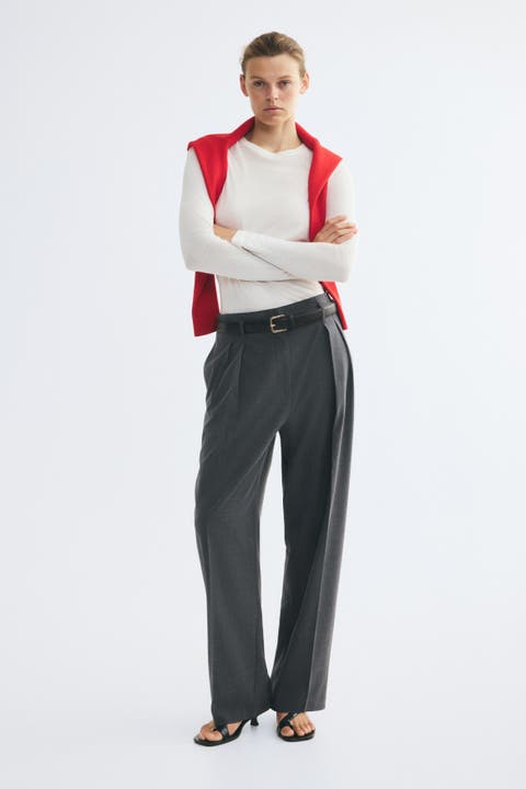 Dress Pants With Belt