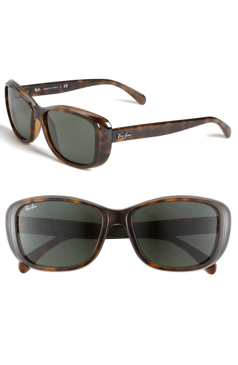 Ray-Ban 'Classic' 56mm Polarized Sunglasses, Main, color, Havana