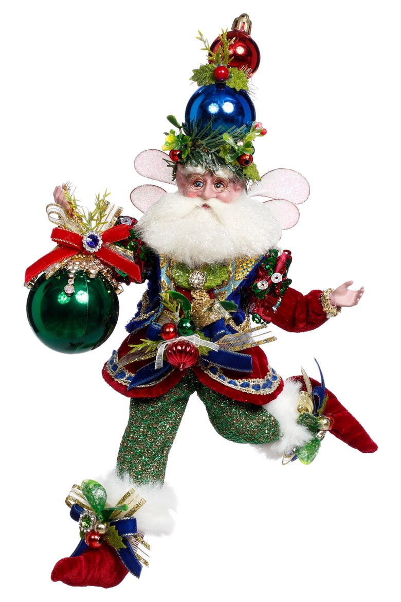 Ornament Maker Fairy, Small, Main, color, Deep Red
