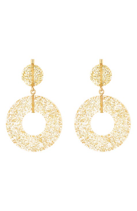 Circle Statement Earrings