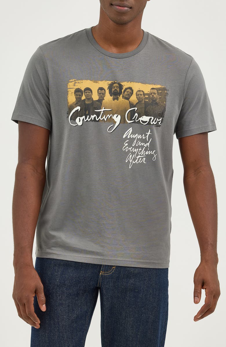 Wrangler Counting Crows Graphic T-Shirt, Main, color, Pewter