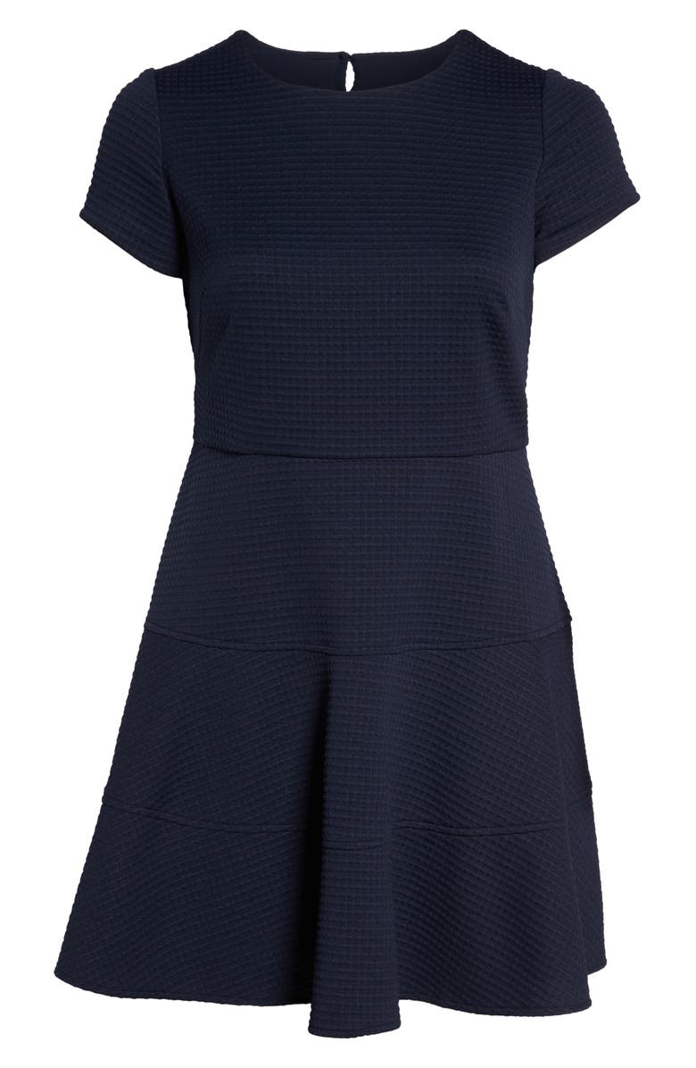 Eliza J Fit & Flare Dress, Alternate, color, 