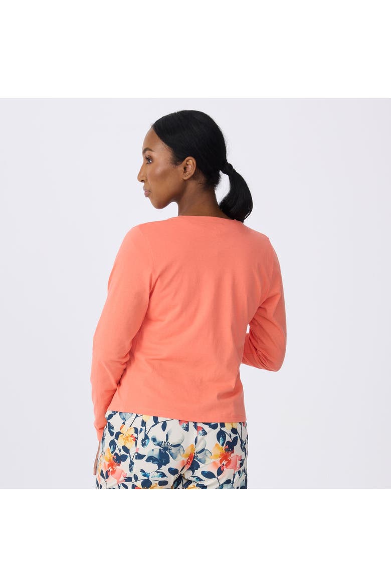 Breezy Cardigan, Alternate, color, Coral