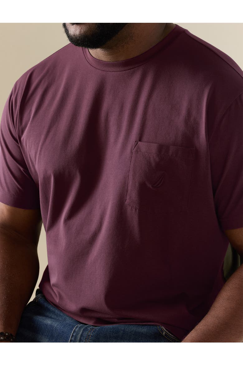 Big & Tall Pocket Tee, Alternate, color, SEAPORT BURGUNDY