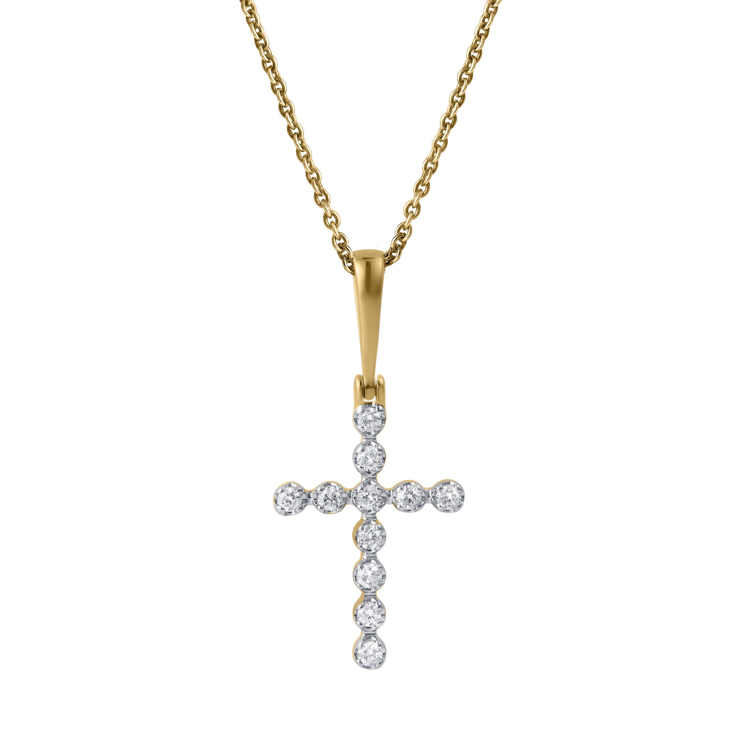 selected 14K Yellow Gold No Chain