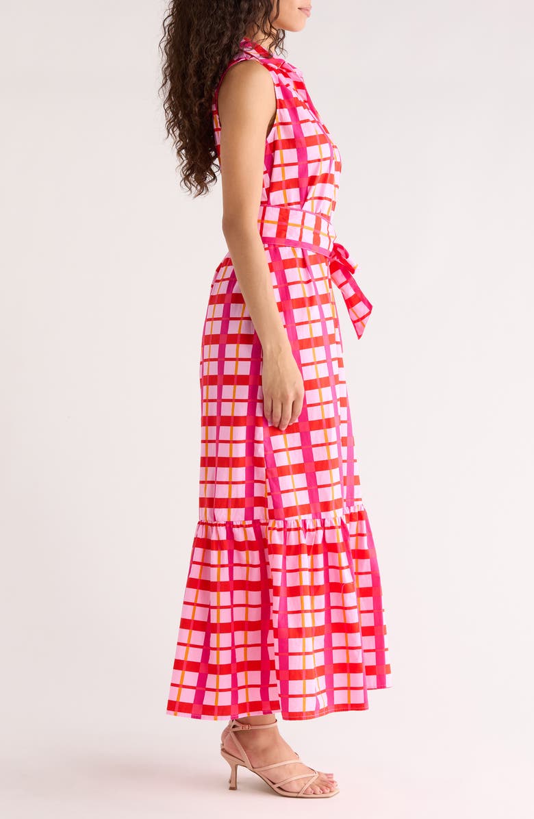 SUGARLIPS Darvy Plaid Sleeveless Dress, Alternate, color, 