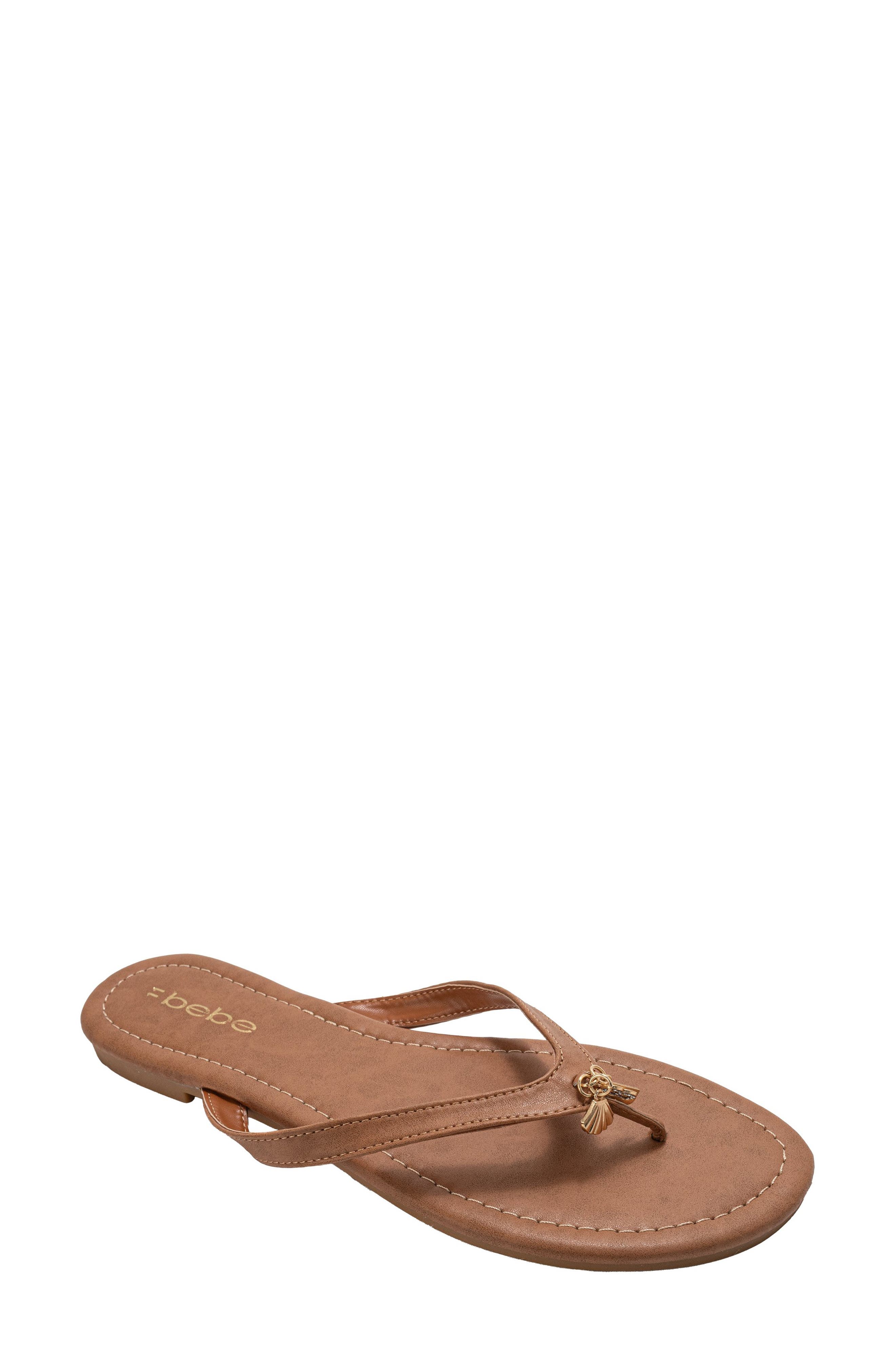 bebe Charm Thong Sandal