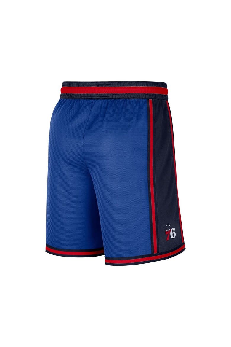 Men's Nike Royal Philadelphia 76ers Pre-Game Performance Shorts, Alternate, color, Royal