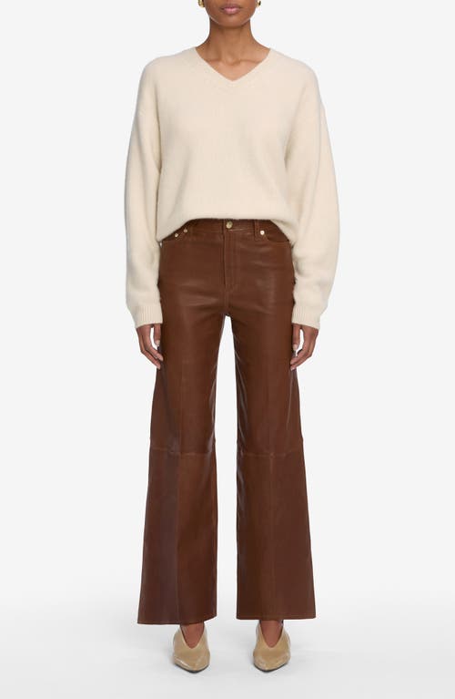 Frame The Brushed Cashmere Sweater In White