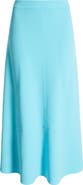 Ming Wang Heritage Fit Flare Deco Crêpe de Chine Maxi Skirt