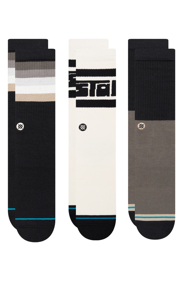 Stance Mono Assorted 3-Pack Socks, Main, color, 