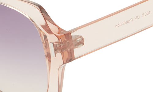 Bp. Gadient Square Sunglasses In Clear Pink