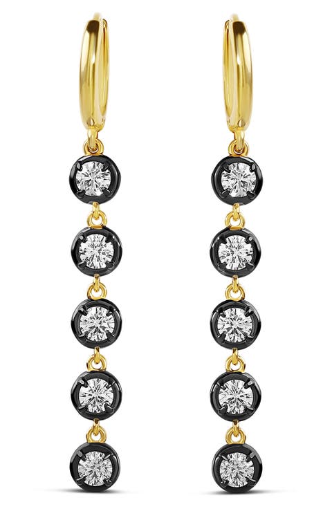 Victorian Style Round Drop Earrings