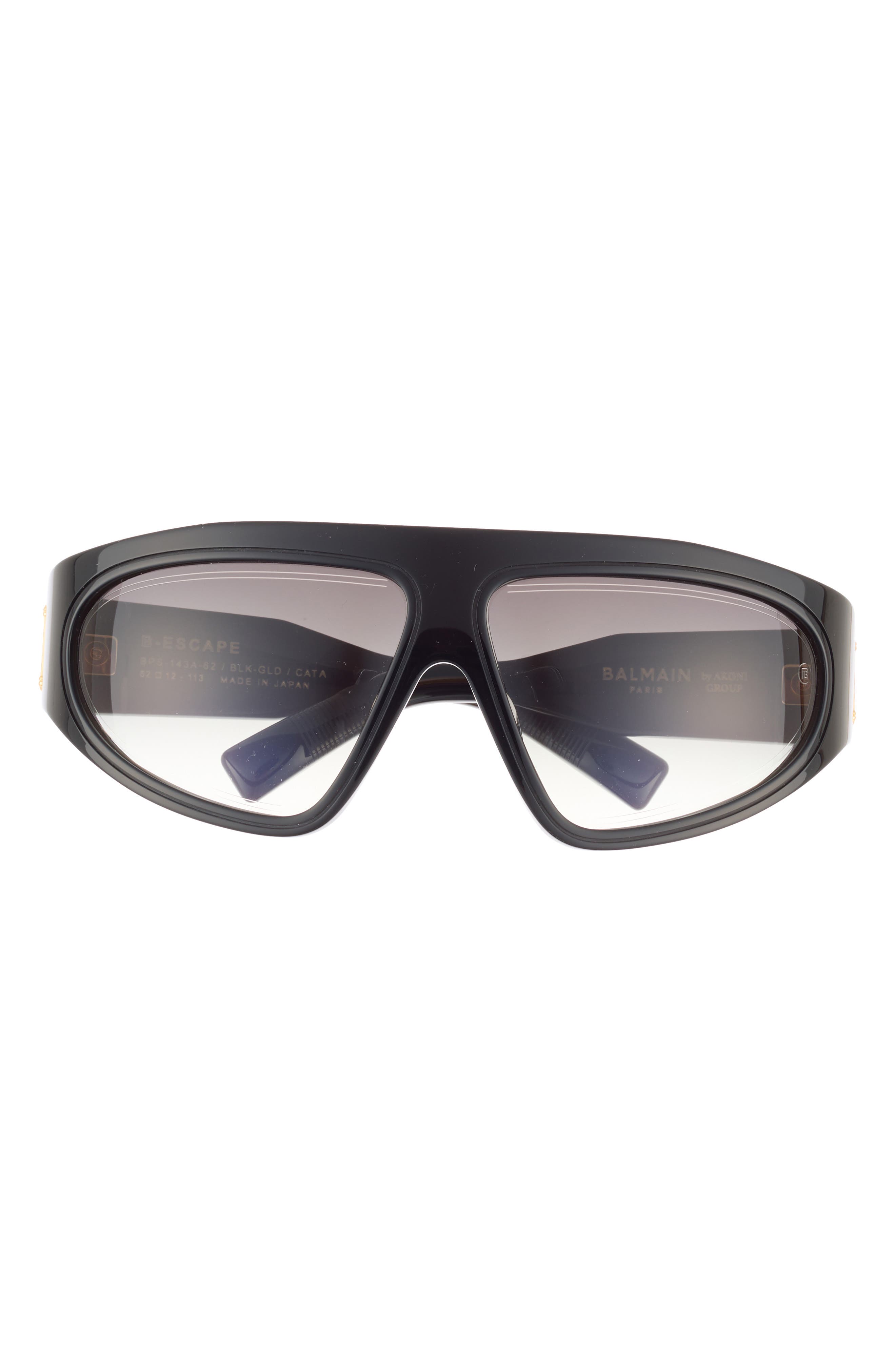 Balmain Novelty 62mm Shield Sunglasses