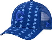 New Era Men's New Era Blue Chicago Cubs Tonal Icon 9FORTY Adjustable Trucker Hat