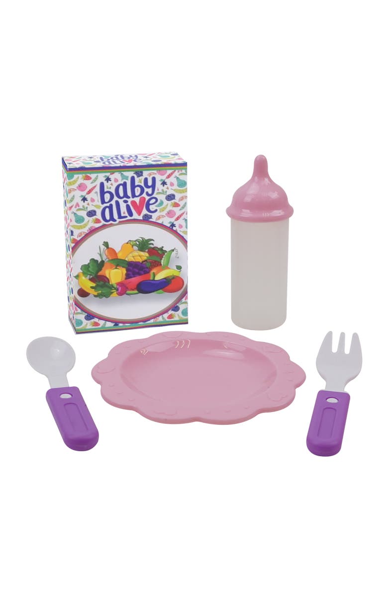 Baby Alive Doll Highchair Set, 6pcs, Fits Dolls Up To 24", Alternate, color, Multicolored