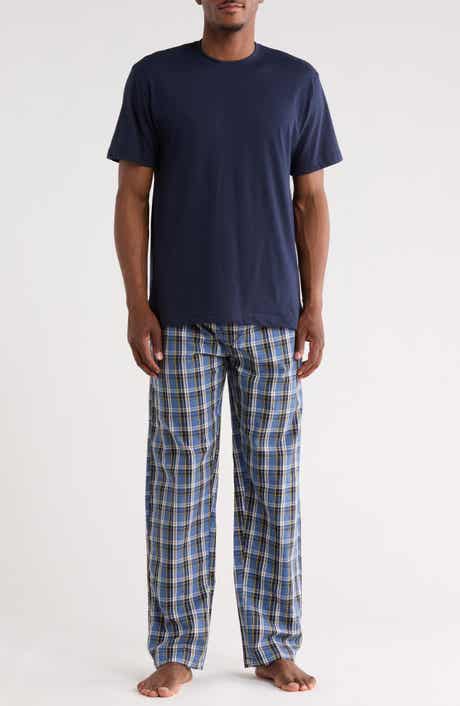Majestic International T-Shirt & Plaid Pajama Pants Set