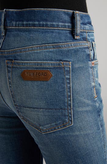 デニム・ジーパン Tom Ford Stone Washed Denim Flare' Jeans Tom Ford Flare jeans with stone washed denim | The Fashion
