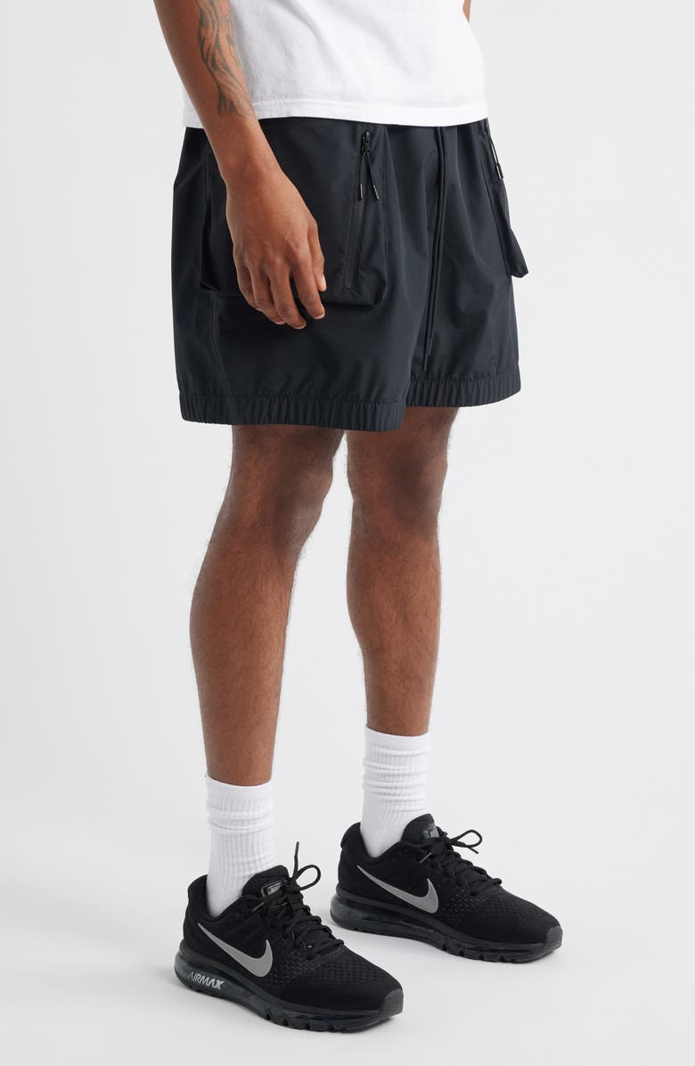 Nike Super Lightweight Waterproof Shorts, Alternate, color, Black/ Black