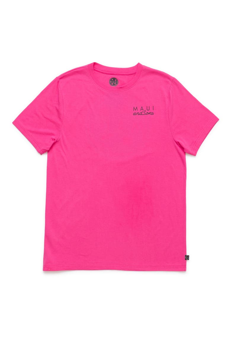 Neon Cookie Logo Graphic T-Shirt, Main, color, NEON PINK